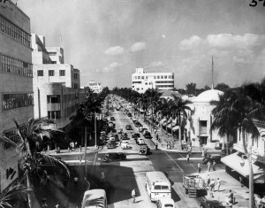 1/1/1946: Miami Beach - Lincoln Road.